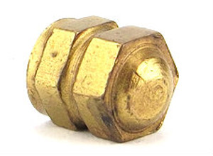 ORIGINAL BRASS DOUBLE ACORN NUT PEERLESS/COLONIAL