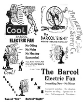 Bakelite Fans Of Barcol Barber Colman 1930-1937 Bakelite Fans Of Barcol Barber Colman 1930-1937