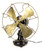 1905 AEG Ball  and Socket 12" Desk Fan