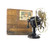 1912 12" Western Electric Hawthorn Double Lever Desk Fan with Original Wooden Crate