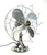 1925 All Chrome 12" Westinghouse Desk Fan