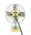 Circa 1930's Elcon 10" Modernistic Desk Fan Circa 1930's Elcon 10" Modernistic Desk Fan