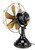 Circa 1911 GE 12" "Big Motor Yoke" Stationary 6 Blade Desk Fan