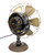 Circa 1898 12" GE "Football" Tag 6 Blade Pancake Desk Fan