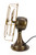 Circa 1920 Fort Wayne Electric Works FWEW 8" All Brass Desk Fan Circa 1920 Fort Wayne Electric Works FWEW 8" All Brass Desk Fan