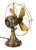Circa 1920 Fort Wayne Electric Works FWEW 8" All Brass Desk Fan Circa 1920 Fort Wayne Electric Works FWEW 8" All Brass Desk Fan