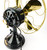 Circa 1924 GE Small Motor Stick Mount 220v DC Desk Fan Restored Circa 1924 GE Small Motor Stick Mount 220v DC Desk Fan Restored