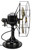 Circa 1916 12" R&M List 2410 Oscillating Desk Fan Original Finish Circa 1916 12" R&M List 2410 Oscillating Desk Fan Original Finish