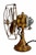 Circa 1919 8" GE All Brass Oscillating Desk Fan Original