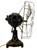 Circa 1907 8" Marelli Ornate Tab Base Desk Fan Restored