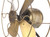 Rare 8" FWEW All Brass Fan
