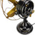 Restored Early Squat Base GE 12" BMY Big Motor Yoke Desk Fan 