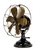 Circa 1911 GE "BMY" Big Motor Yoke 12" Brass Desk Fan All Original Wonderful History from the estate/private collection of Sam Morgan