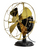 Circa 1902 GE General Electric "Pancake" 12" Trunnion Mount Desk Fan Restored