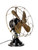 Circa 1913 Earliest Example 12" GE SMY (Small Motor Yoke) Trunnion Desk Fan All Original Survivor
