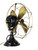 Circa 1911 16" GE BMY Brass Blade and Guard Desk Fan Circa 1911 16" GE BMY Brass Blade and Guard Desk Fan