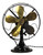 Beautiful Original 1920 Robbins Myers 2610 9" 5  Blade Oscillating Desk Fan 