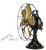 Circa 1920's 12" Restored GE 2 Star 6 Blade Oscillating Desk Fan Circa 1920's 12" Restored GE 2 Star 6 Blade Oscillating Desk Fan