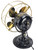 Circa 1910 8" Emerson Type 11644 Ornate Base Desk Fan Professionally Restored