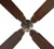 Restored c. 1898 52" Hunter Tuerk 4 Blade Ceiling Fan Copper Oxide