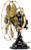 Circa 1916 12" GE 3 Star Brass Blade Cage Oscillating Desk Fan Restored with bronze  hoop Circa 1916 12" GE 3 Star Brass Blade Cage Oscillating Desk Fan Restored with bronze  hoop