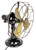 Circa 1911 12" Sprague Ball Motor DC Oscillating Desk Fan All Original