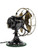 Circa 1915 6" R&M List No. 2800  Brass Blade Cage Desk Fan AC/DC All Original