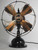 Wow! Circa 1912 12" Adams-Bagnall Jandus C Frame DC Ball Motor Copper Oxide Oscillating Desk Fan Professionally Restored