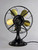 Circa 1916 R&M Robbins Myers Model 2610 9" 5 Brass Blade Desk Fan