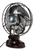 Circa 1936 All Original 12" Silver Swan Type 5460 D Chrome Guard Art Deco Oscillating Desk Fan