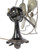 Circa Early 1900's Ventor Paris Lyon 10" Desk Fan Ornate Base