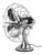 Circa 1938 All Chrome 16"  Hunter Century Oscillator Desk Fan