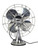 Circa 1938 All Chrome 16"  Hunter Century Oscillator Desk Fan