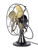 Circa 1929 Emerson 12" Type 29646   Brass Blade Oscillating Desk Fan Original Finish