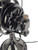 Circa 1920's 12" 4 Blade GE Brass Bell AOU Oscillating Desk Fan
