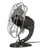 Circa 1937 Art Deco/Modernist 10" Gilbert "Swan" Oscillating Desk Fan All Original