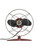 Circa 1935 8" Marshall Hindsley Frisbie Modernist Design Airplane Desk Fan