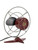 Circa 1935 8" Marshall Hindsley Frisbie Modernist Design Airplane Desk Fan