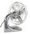 Original Circa 1930's 10" Zephyr Air Kooler Goose Neck Polished Aluminum Desk Fan