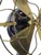 Rare Circa 1908 12" GE Ball Motor DC Ornate Base Original