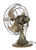 Circa 1947 10" General Electric Vortalex Oscillating Desk Fan Excellent Original Condition