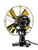 Circa 1910 8" Peerless Tab Base AC Stationary Desk Fan Beautifully Original Condition