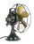 Circa 1919 6 Blade 12" GE 3 Star Oscillating Desk Fan w/original Perfumizer attachment