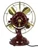 Circa 1908 12" GE "BMY" Restored Wine Red