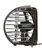 Circa 1937 Royal Rochester Modernist Space Fan Original