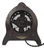 Circa Early 1900's Cast Iron Face Table Fan By Economy Products