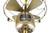 8" Emerson Trojan All Brass Fan