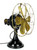 Original RARE 12" FWEW 6 Blade Sidewinder Brass Fan