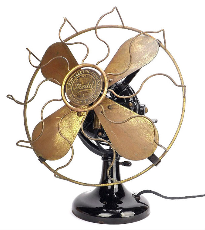 1906 Shedd Electric Tank Motor Fan 