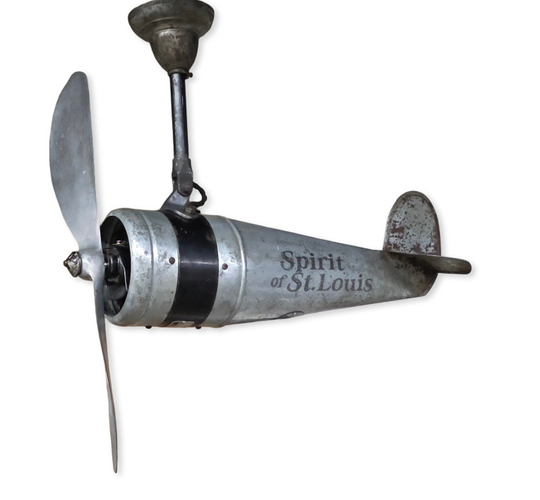 Circa 1930 Dallas Airplane Ceiling Fan "Spirit of St Louis"